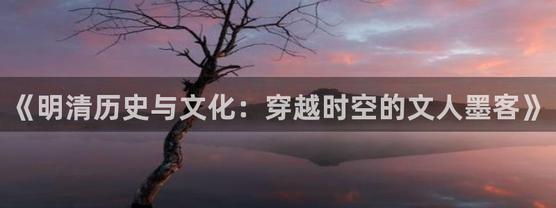 笔趣书阁免费小说：《明清历史与文化：穿越时空的文人墨客》